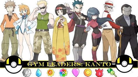 pokemon kanto gym leaders